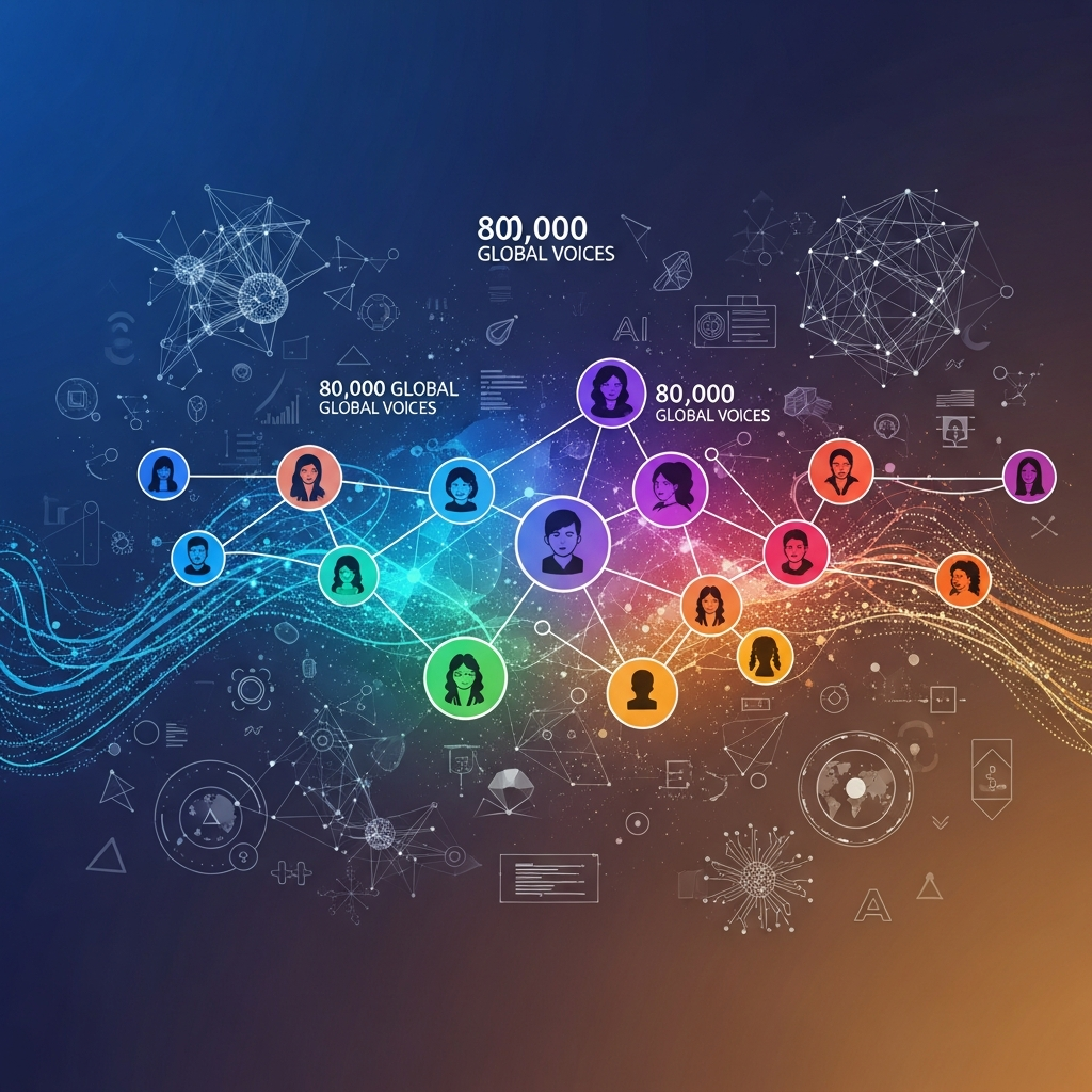 世界8万人のAI調査結果を示すヘッダー画像、希望と恐れを表現
