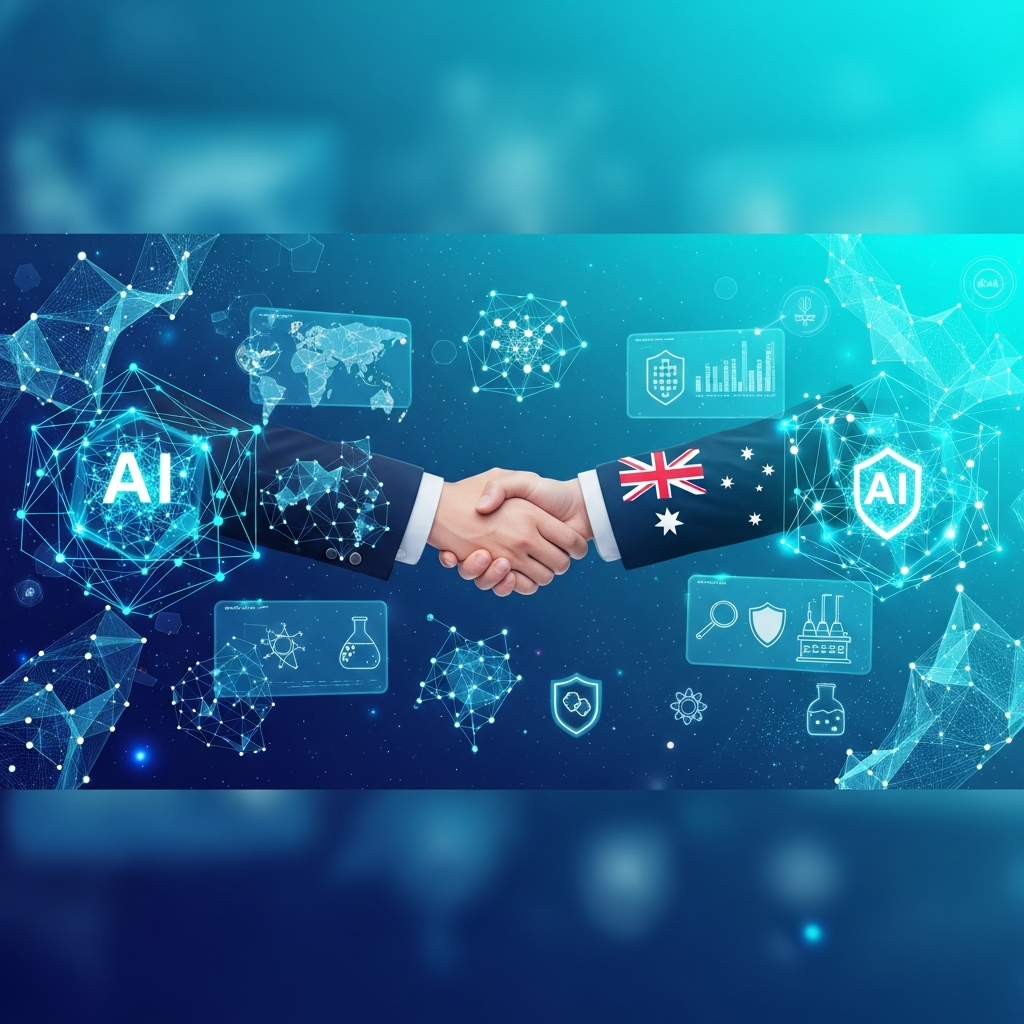 オーストラリア政府とAnthropic社のAI安全性研究覚書締結を示すヘッダー画像