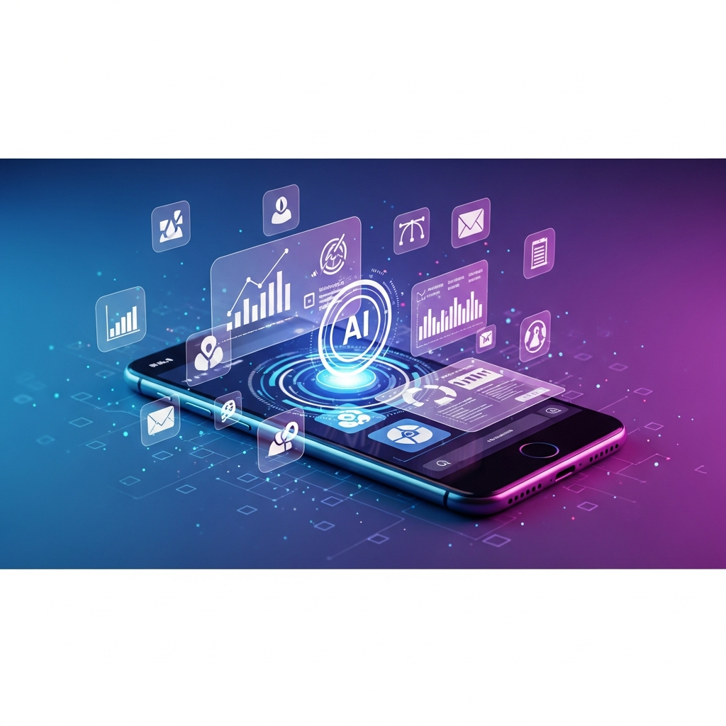 Claudeワークツールのモバイル対応を示すヘッダー画像、スマホでデザインとデータ分析が可能